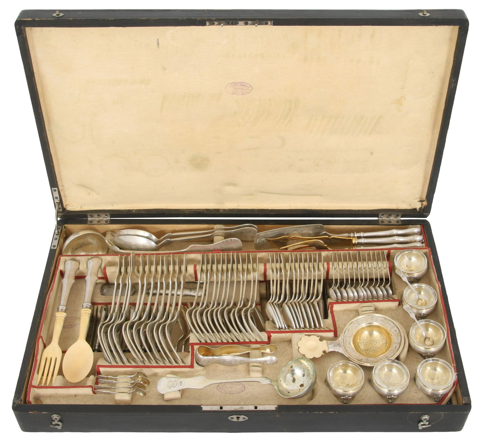 Austro-Hungarian 800 Silver 100-Piece Flatware Set (1 of 14)