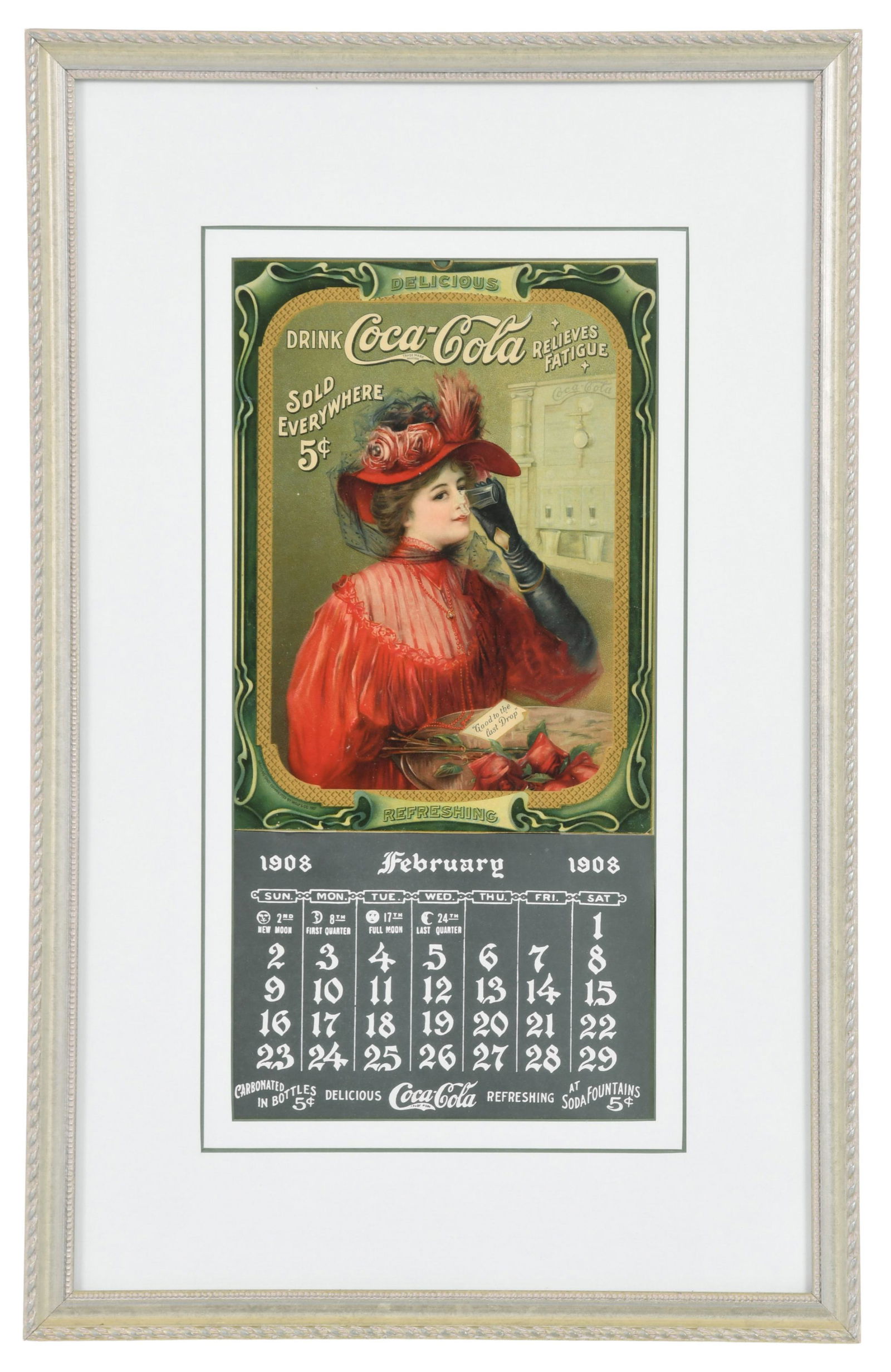 1908 Coca-Cola Calendar Poster (1 of 7)