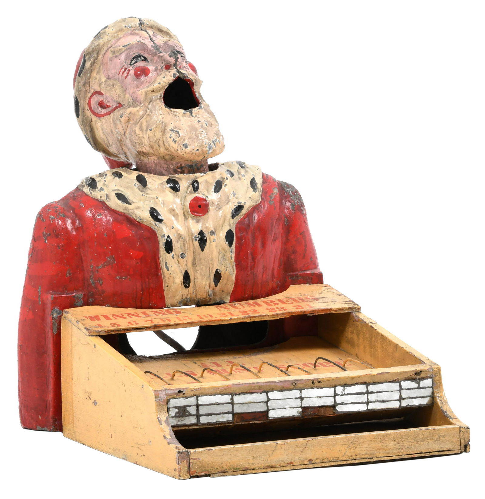 Cast Metal Santa Claus Ball Toss Game (1 of 10)