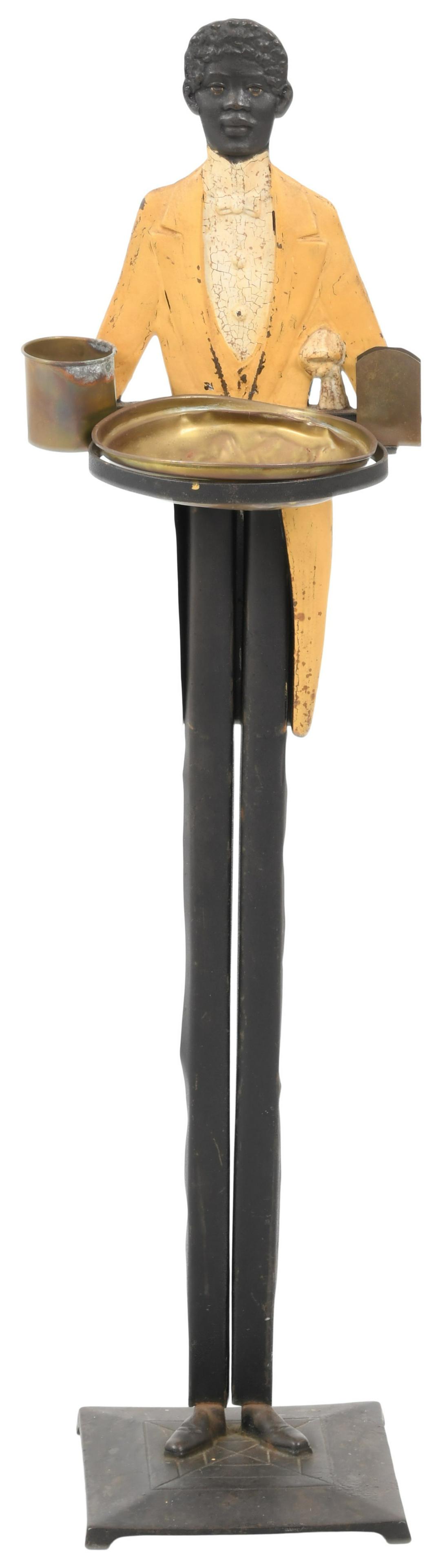 Black Americana Cast Iron Butler Ashtray (1 of 12)