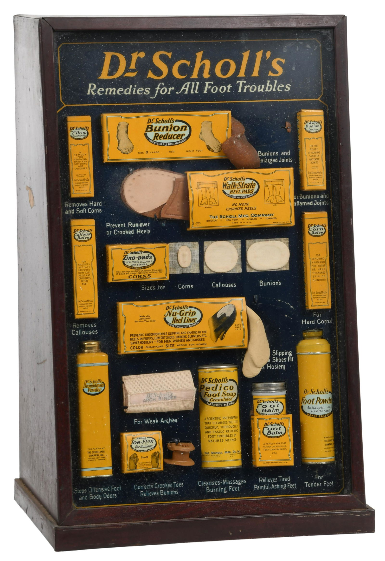 Dr. Scholl's Advertising Display Case (1 of 8)
