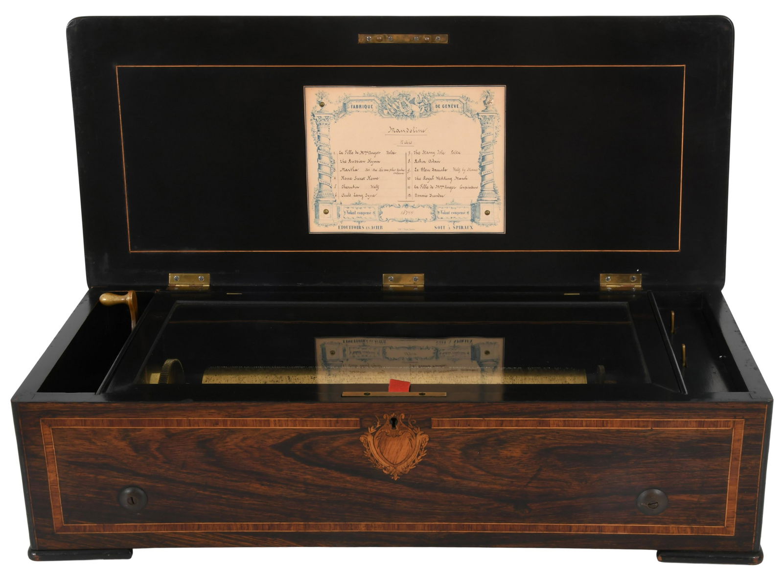 Fabrique De Geneve 12 Tune Cylinder Music Box (1 of 17)