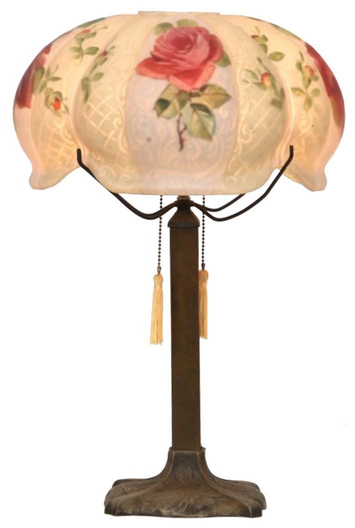 Pairpoint "Venice" Floral Table Lamp (1 of 10)