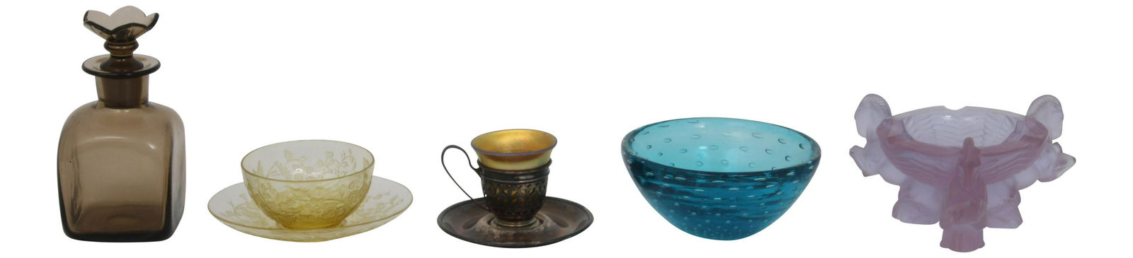 Group of Glass & Sterling Silver Items (1 of 11)