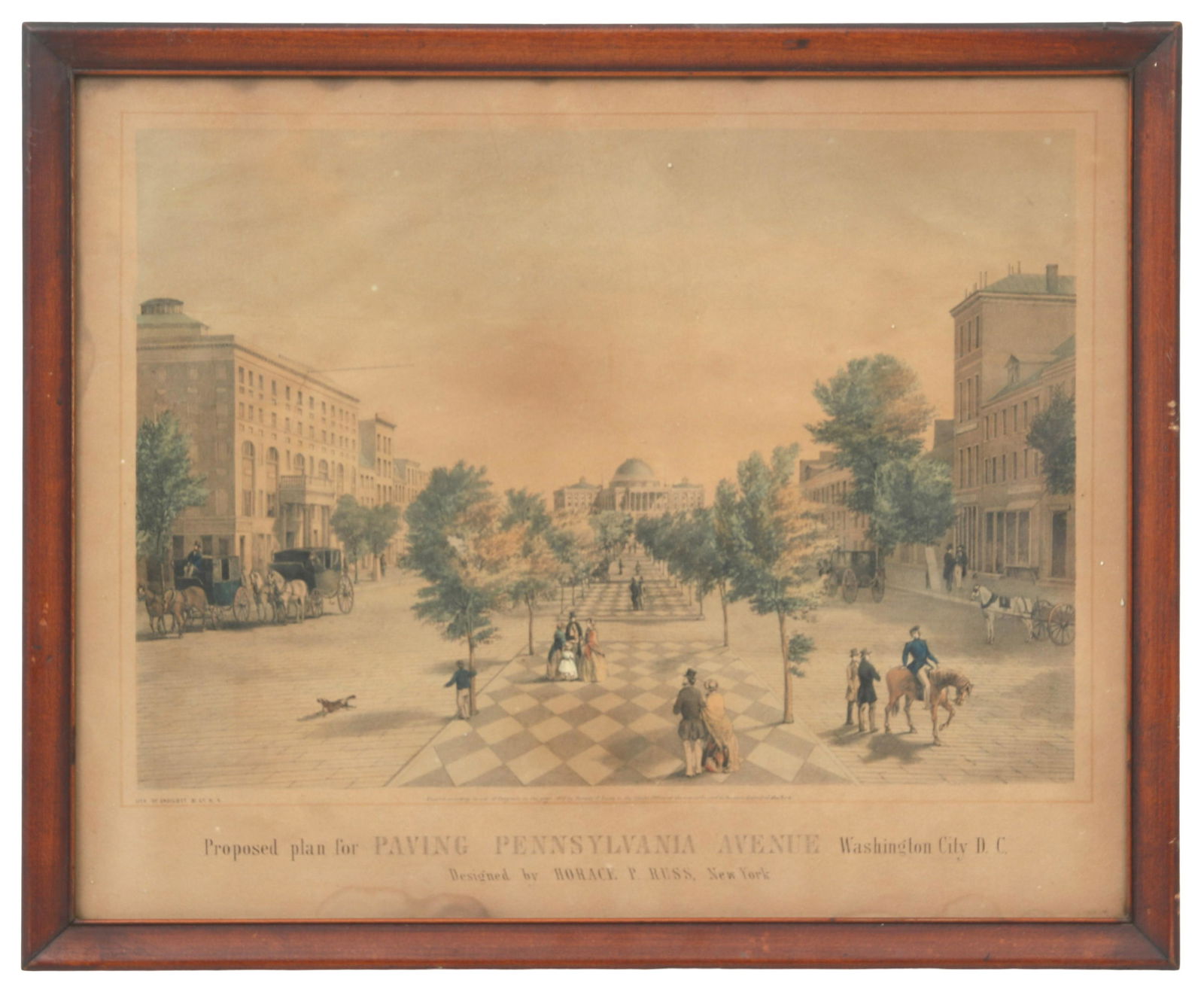 Proposed Paving for Pennsylvania Avenue Lithograph (1 of 8)