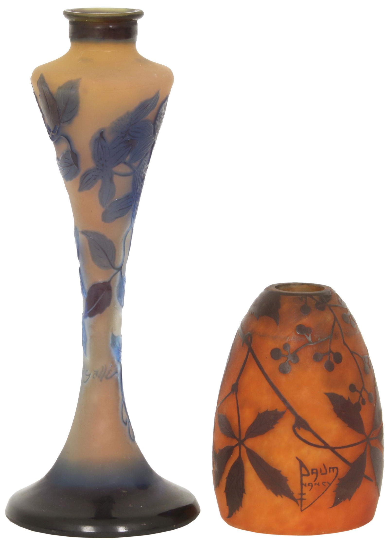 Émile Gallé Lamp Base & Daum, Nancy, Lamp (1 of 9)