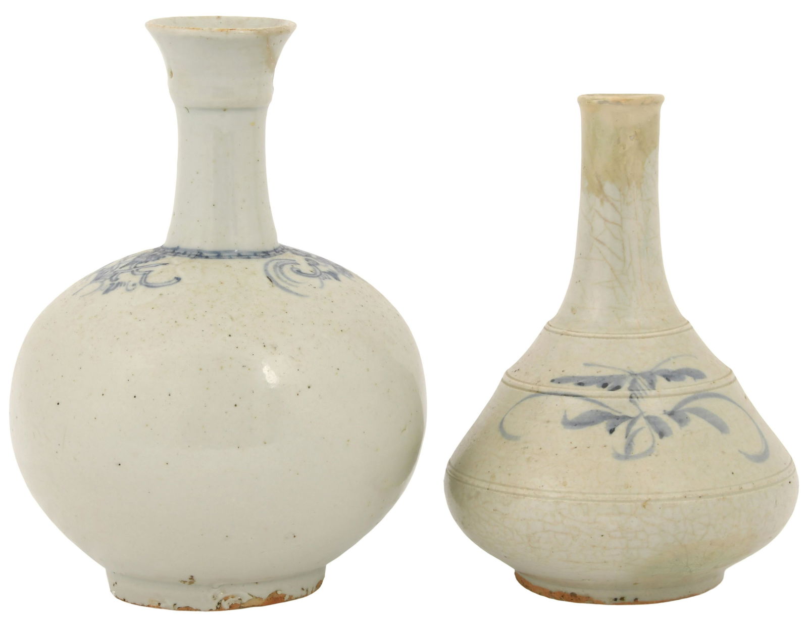 Two Korean Blue & White Vases (1 of 5)