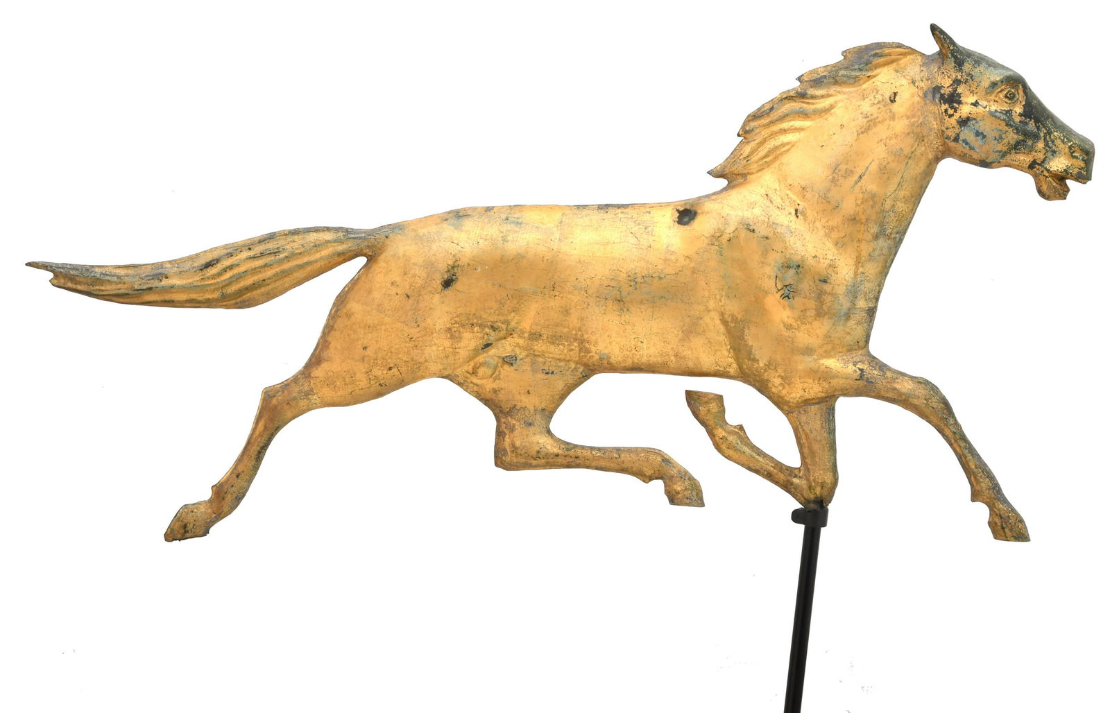 American Gilt Copper & Zinc Horse Weathervane (1 of 9)