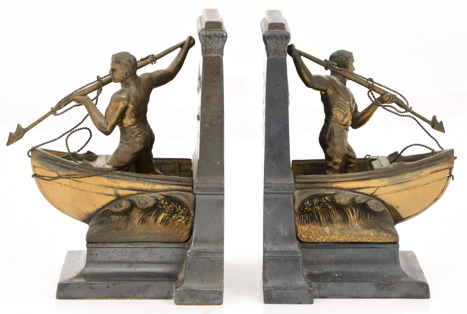 Pair of Jennings Brothers Whaling Bookends (1 of 6)