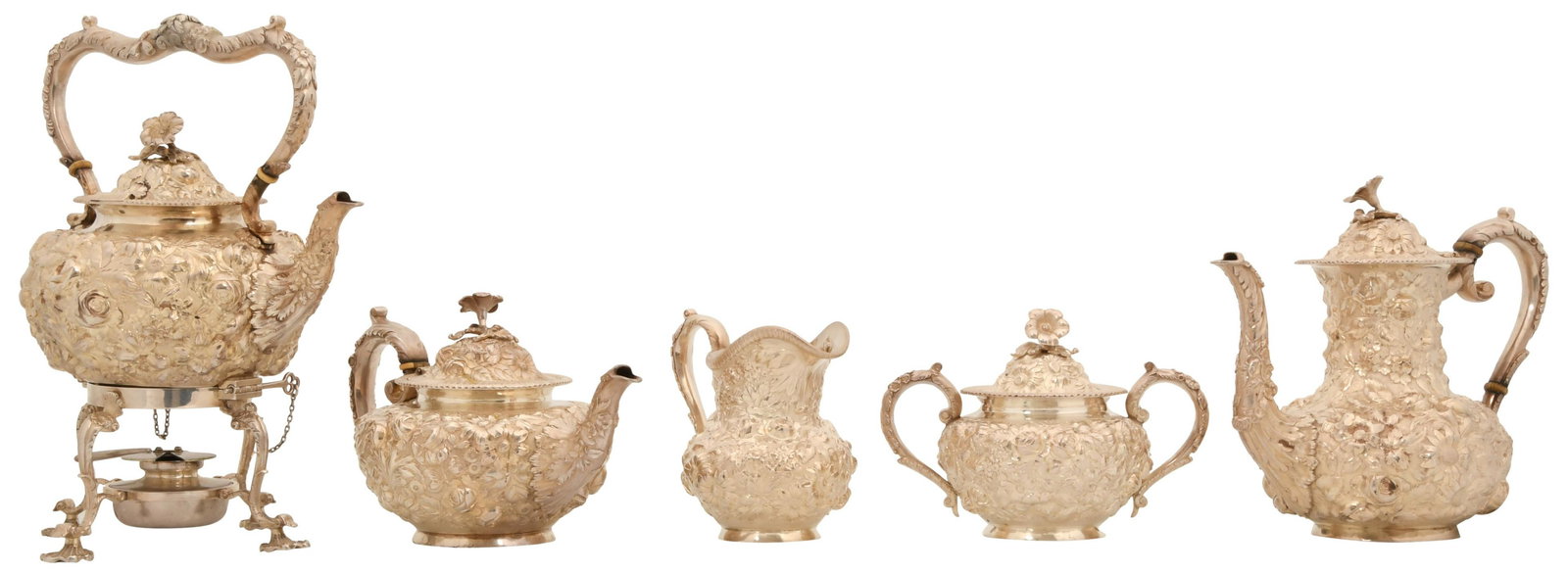 Jenkins & Jenkins Sterling Silver Tea & Coffee Service (1 of 13)