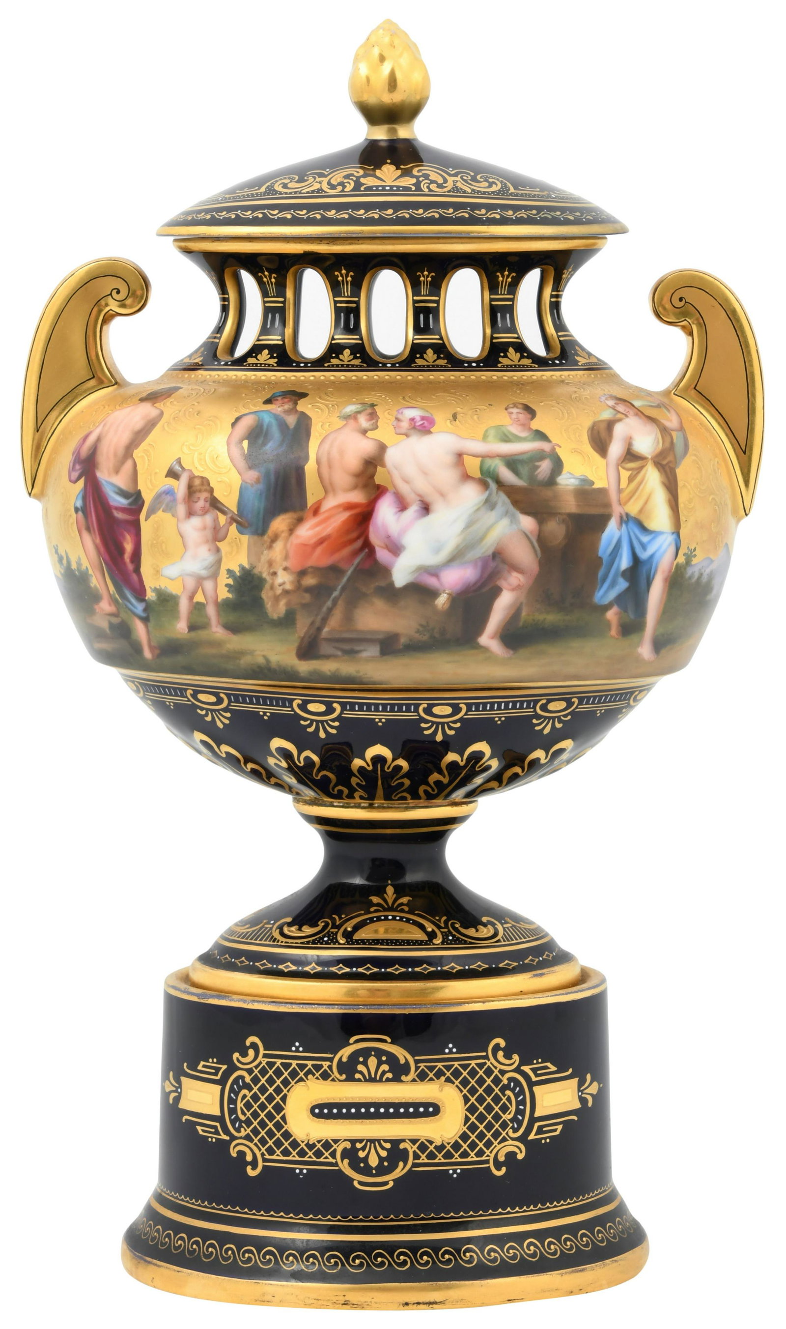 Royal Vienna Porcelain Covered Urn (1 of 9)