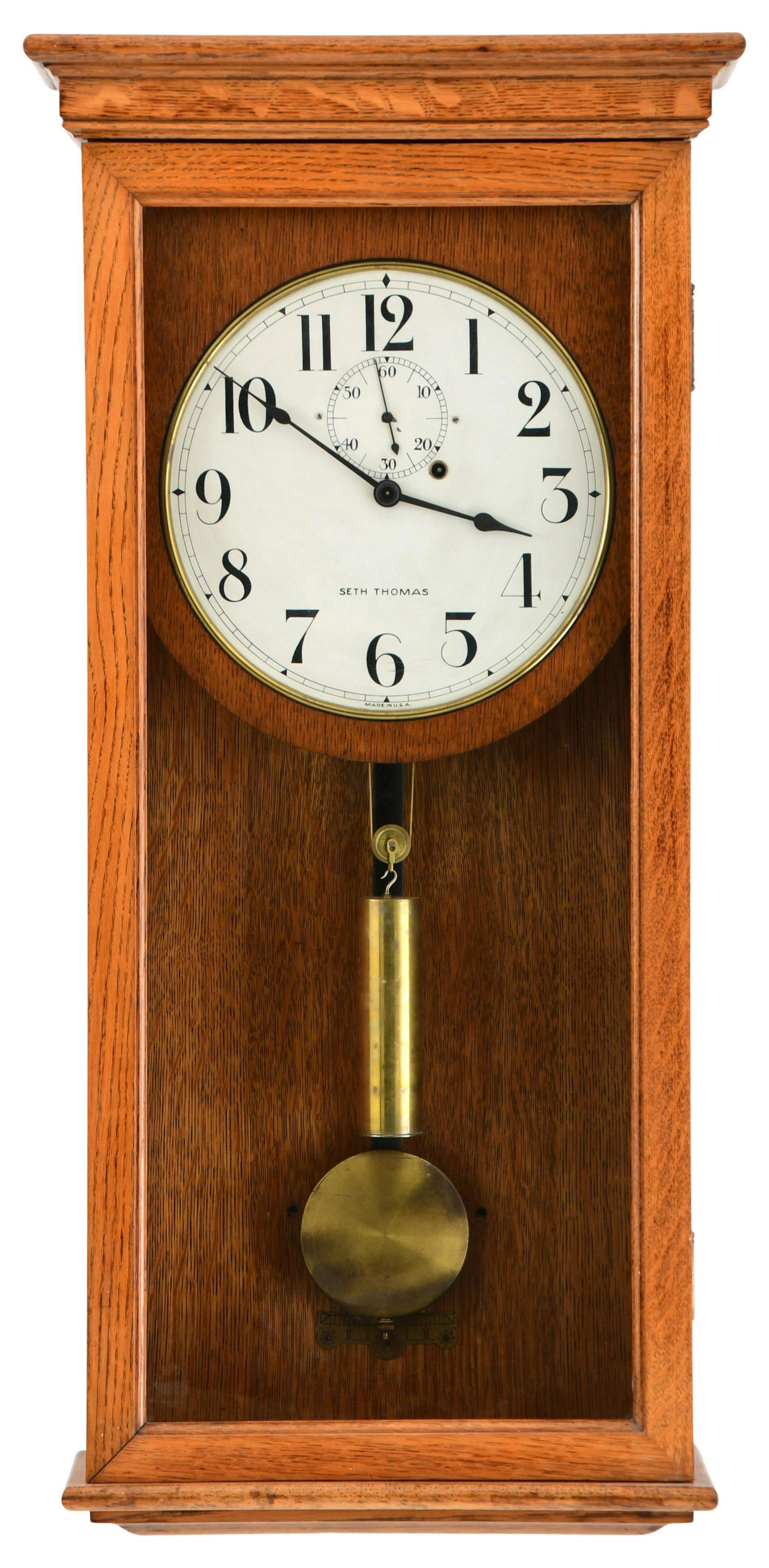 Seth Thomas Regulator No. 4 Wall Clock (1 of 8)