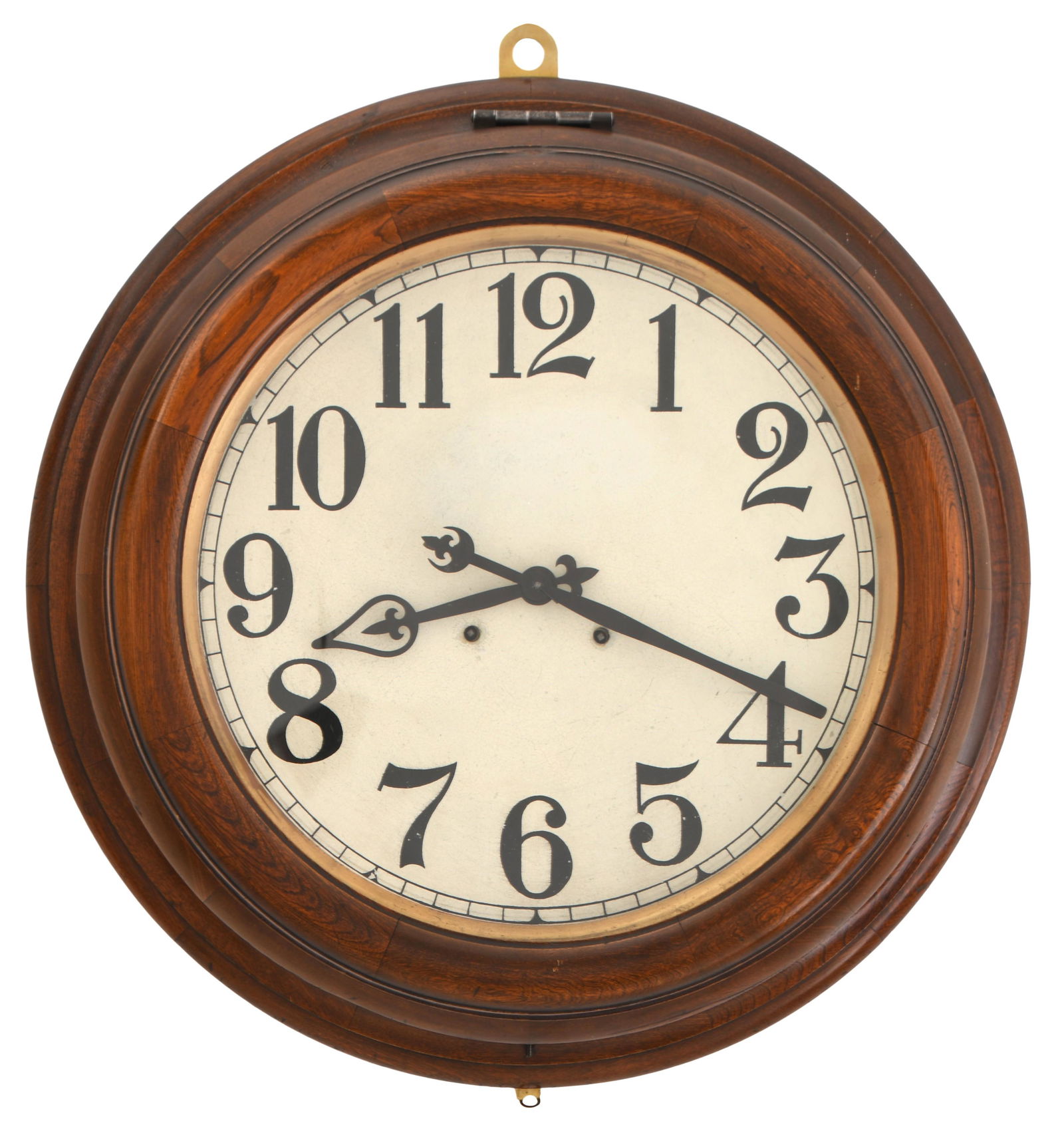 Ansonia Clock Co. Oak Gallery Clock (1 of 7)