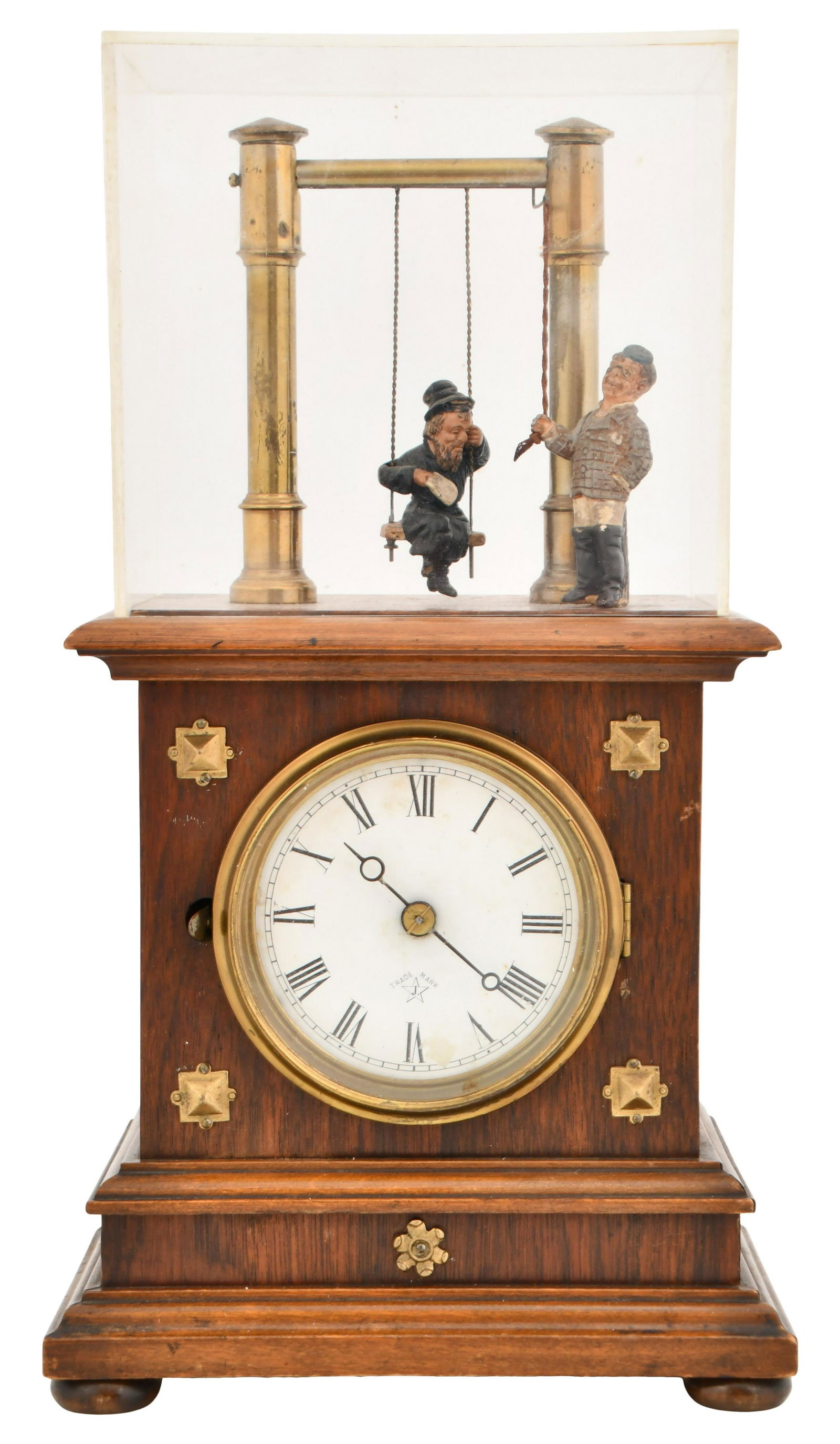 Junghans Swinging Automaton Novelty Clock (1 of 9)