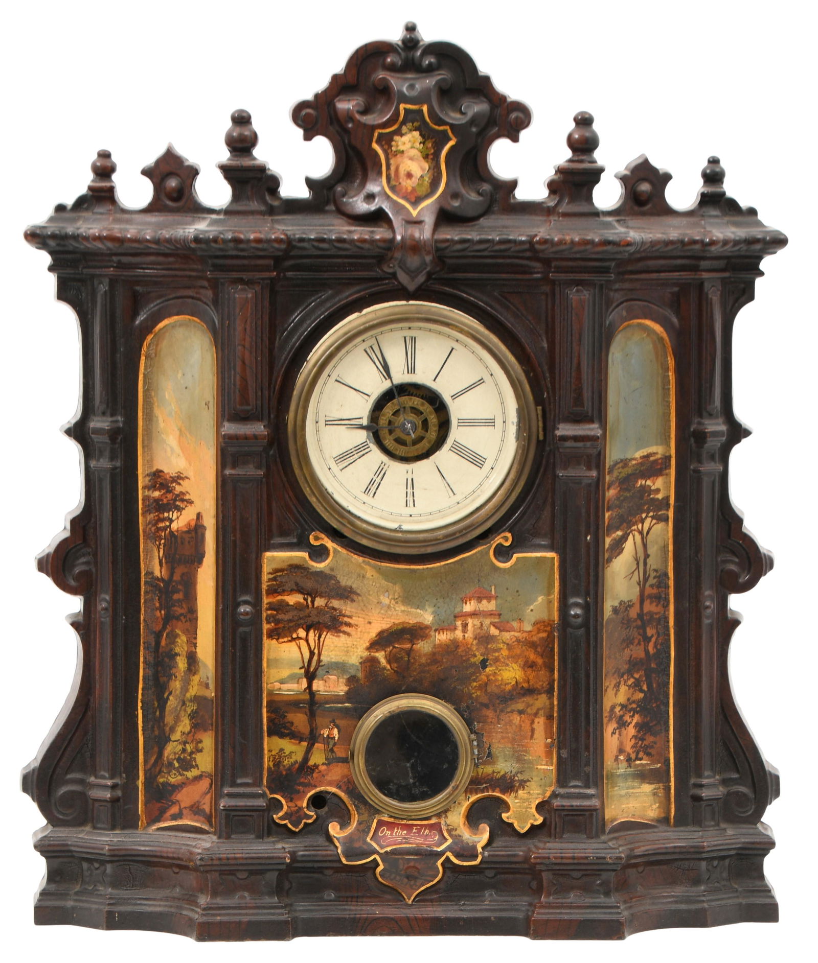 C. Chinnocks, Cast Iron Mantel Clock (1 of 10)