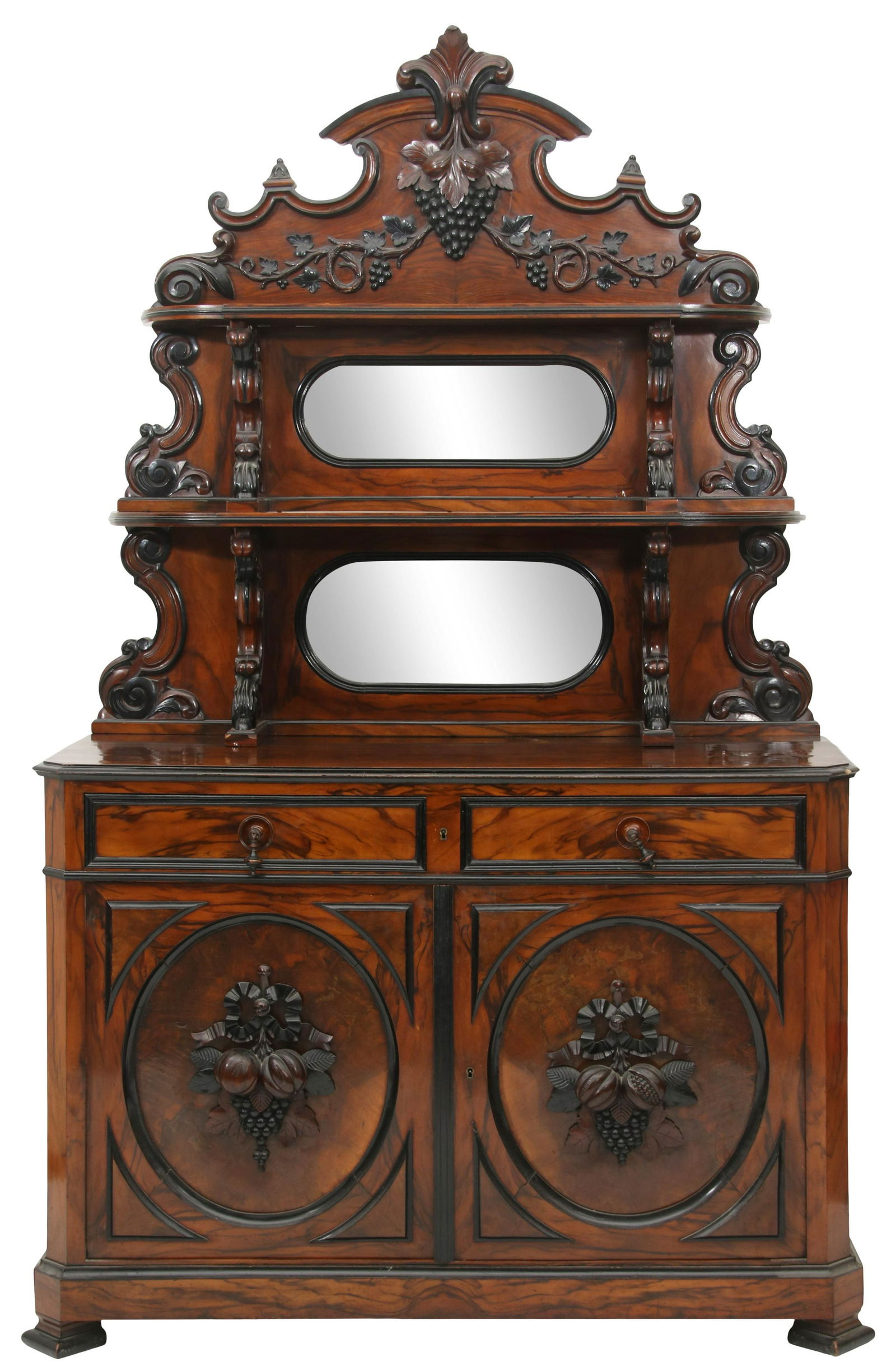 Rococo Revival Rosewood Sideboard (1 of 17)