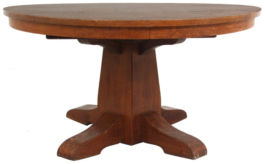 Gustav Stickley Oak Dining Table, No. 656 (1 of 5)