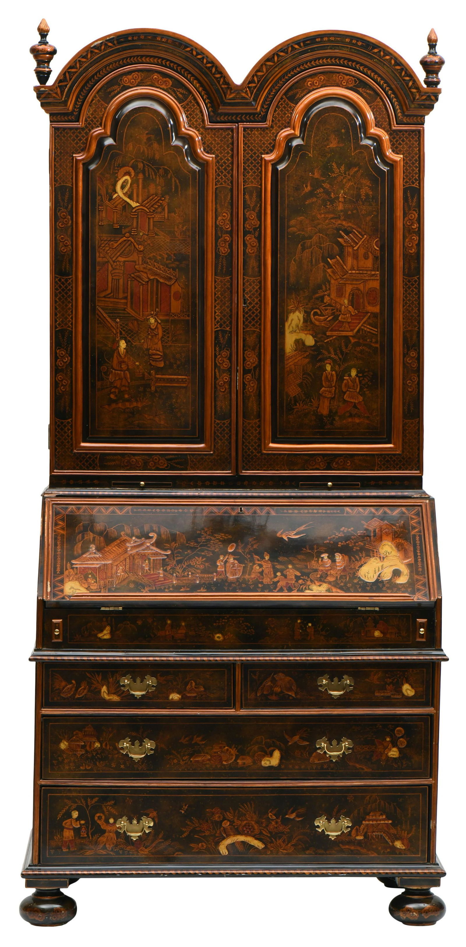 Maitland-Smith Chinoiserie Drop-Front Secretary (1 of 20)