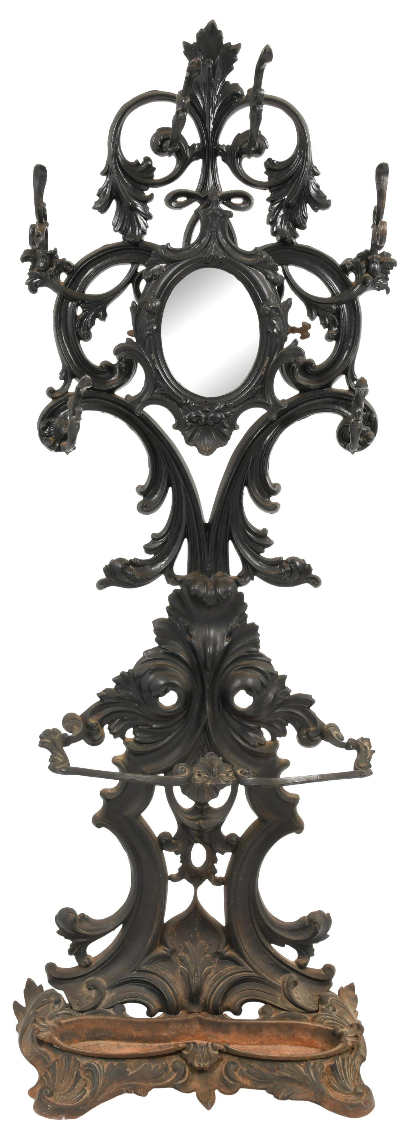 American Cast Iron Hall Tree (1 of 8)