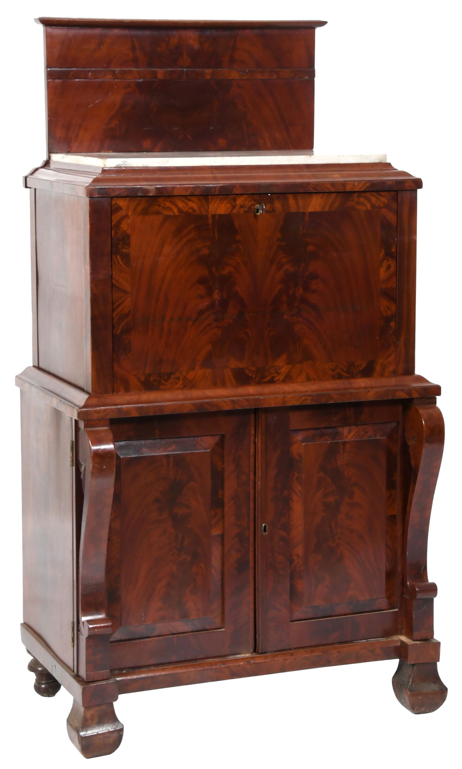 Crawford Riddell Mahogany Secretaire Abattant (1 of 13)
