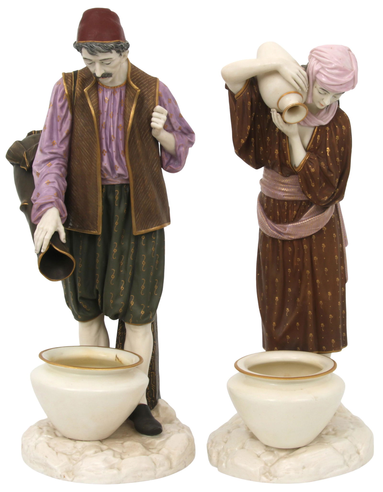 Two Royal Worcester Porcelain Figurines (1 of 7)