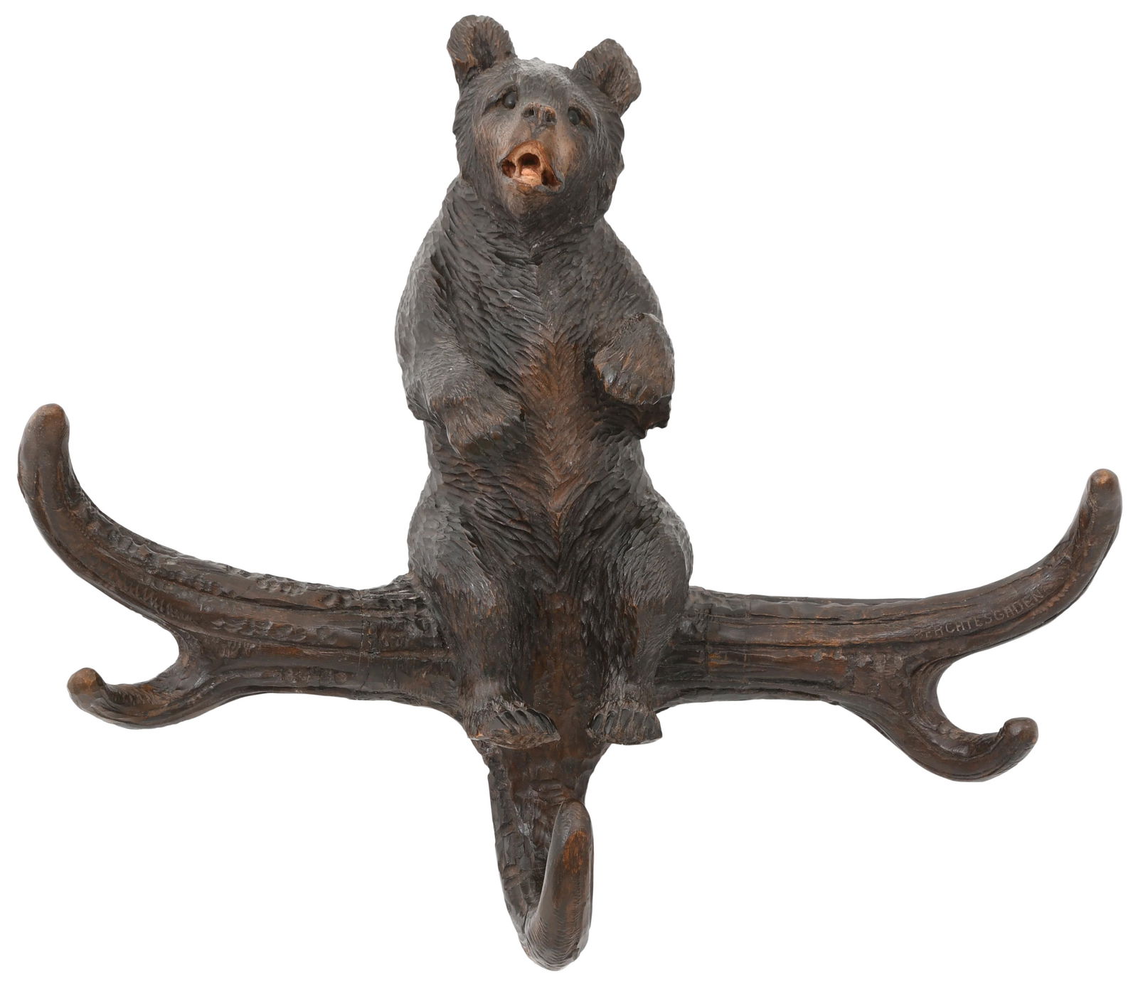 Black Forest Carved Bear Coat Rack (1 of 6)