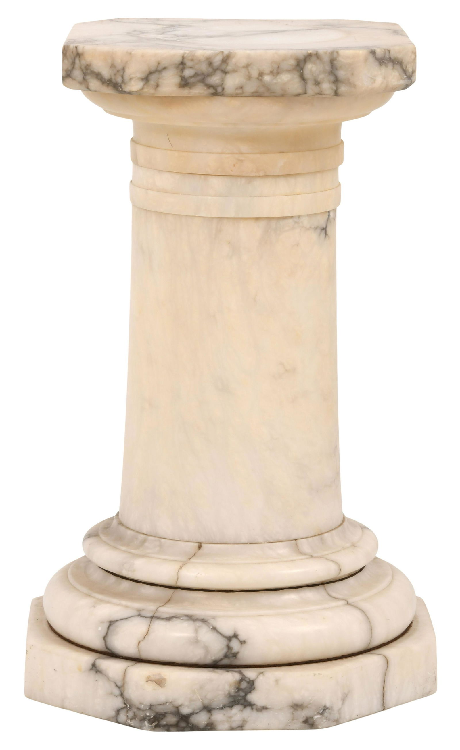 Italian Carved Marble Pedestal (1 of 4)