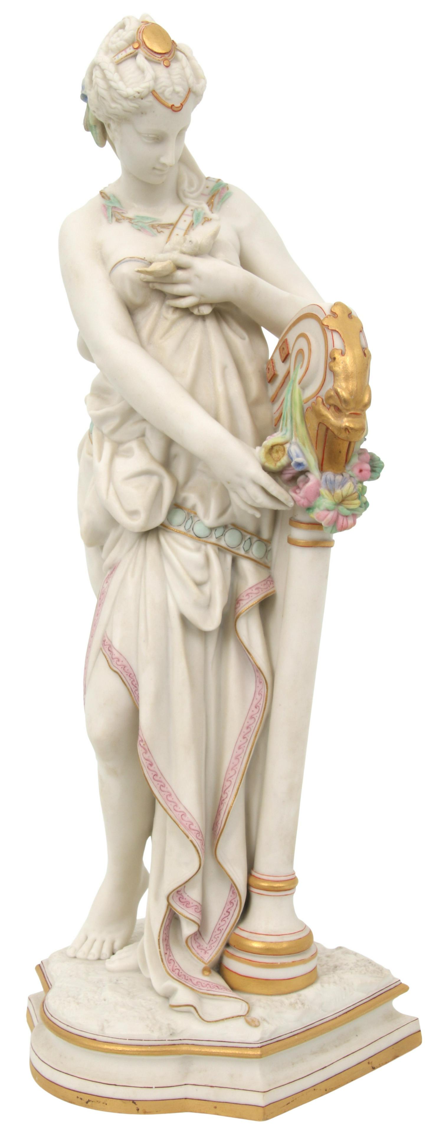 Royal Worcester Porcelain Figurine of a Woman (1 of 7)