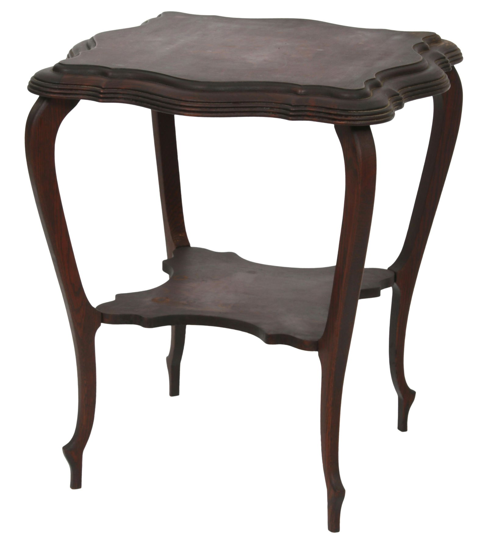 American Carved Oak Side Table (1 of 7)