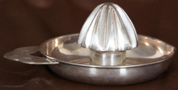 Black, Starr & Gorham Sterling Silver Juicer.: Black, Starr & Gorham Sterling Silver Juicer. Monogrammed "HCB".