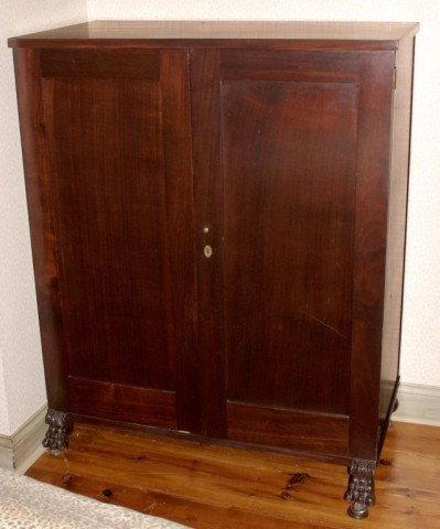 Mahogany Empire Claw Foot Wardrobe