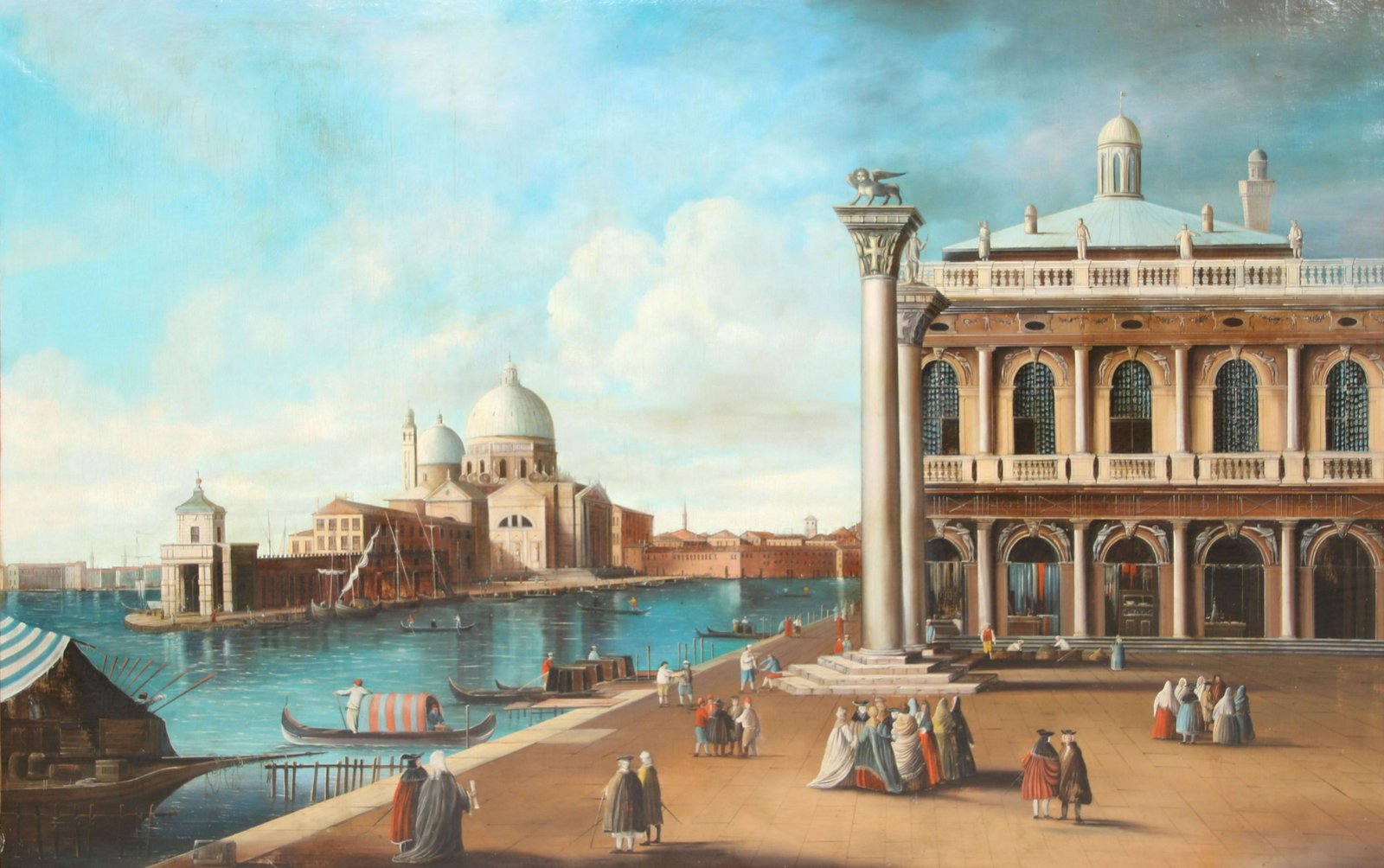 20th Century Oil Painting of Saint Mark's Square, (1 of 13)
