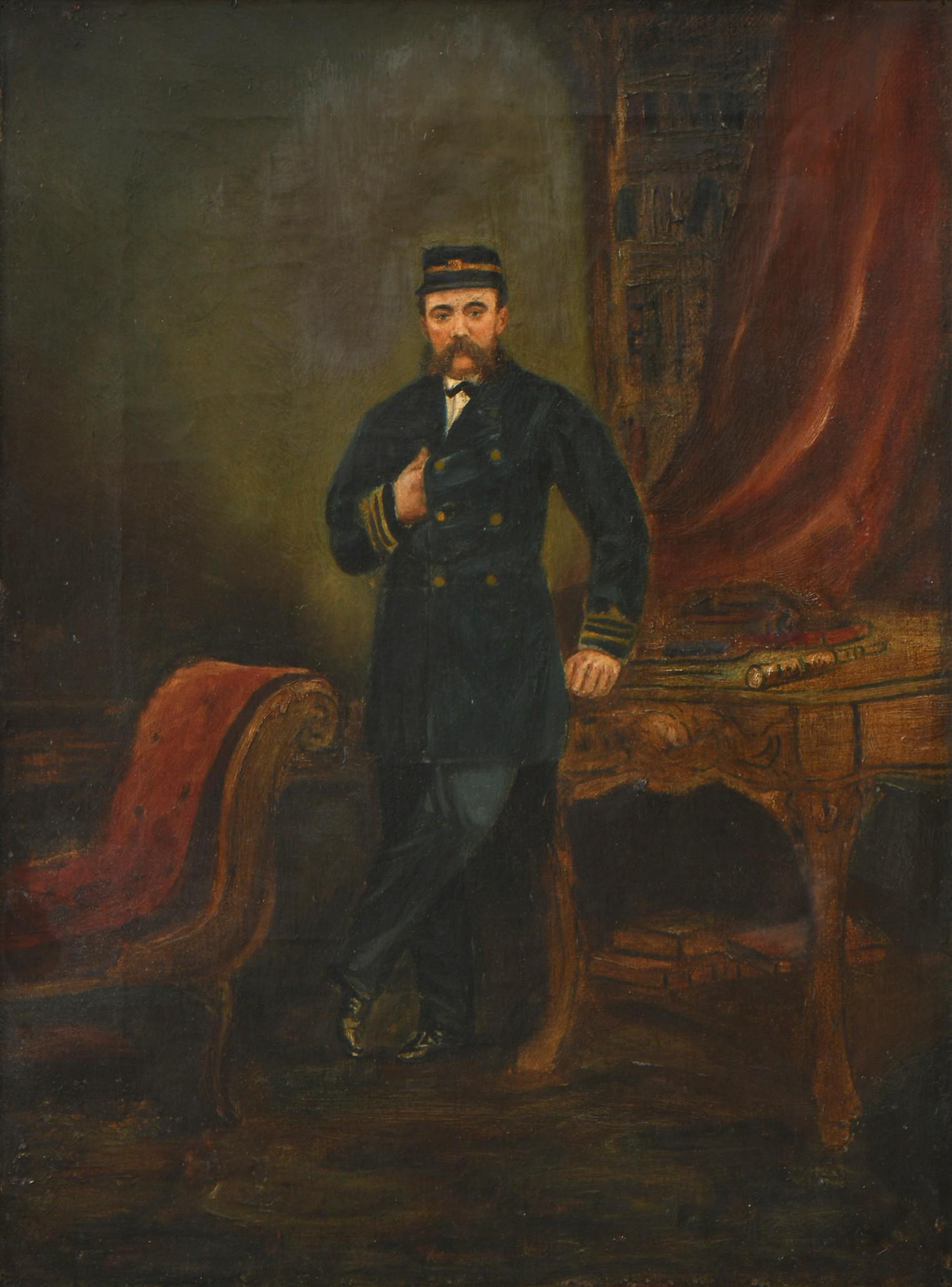 19th Century Portrait of a Union General, Oil on Canvas (1 of 6)