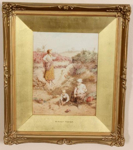 Birket Foster W/C Scenic Birket Foster W/C Scenic.: Birket Foster W/C Scenic. 7"x9"