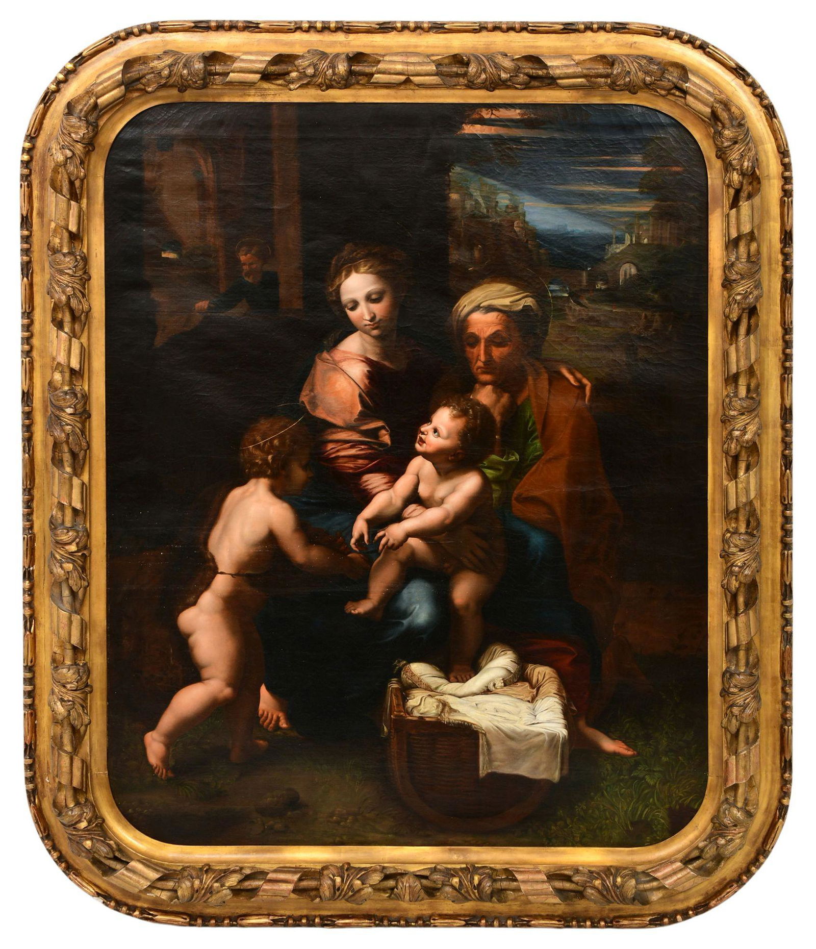 Old Master Oil Painting of The Holy Family (1 of 9)