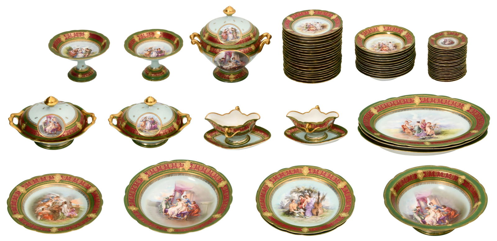 Royal Vienna Porcelain Dinner Service (1 of 20)