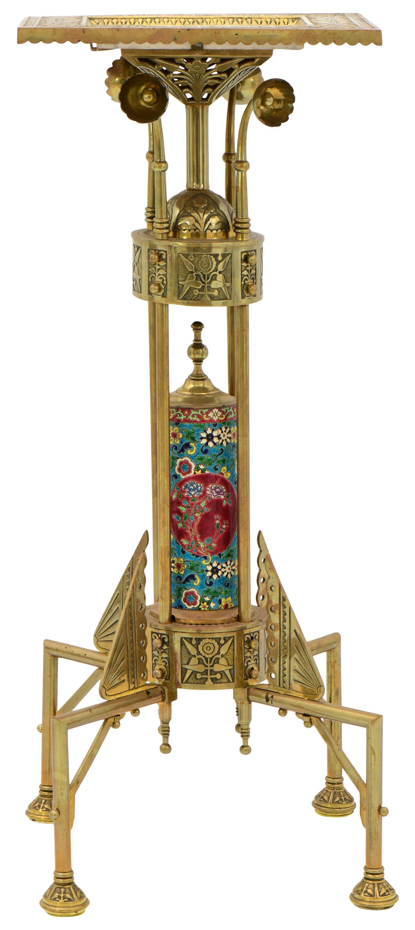 Bradley & Hubbard Aesthetic Movement Plant Stand with (1 of 9)