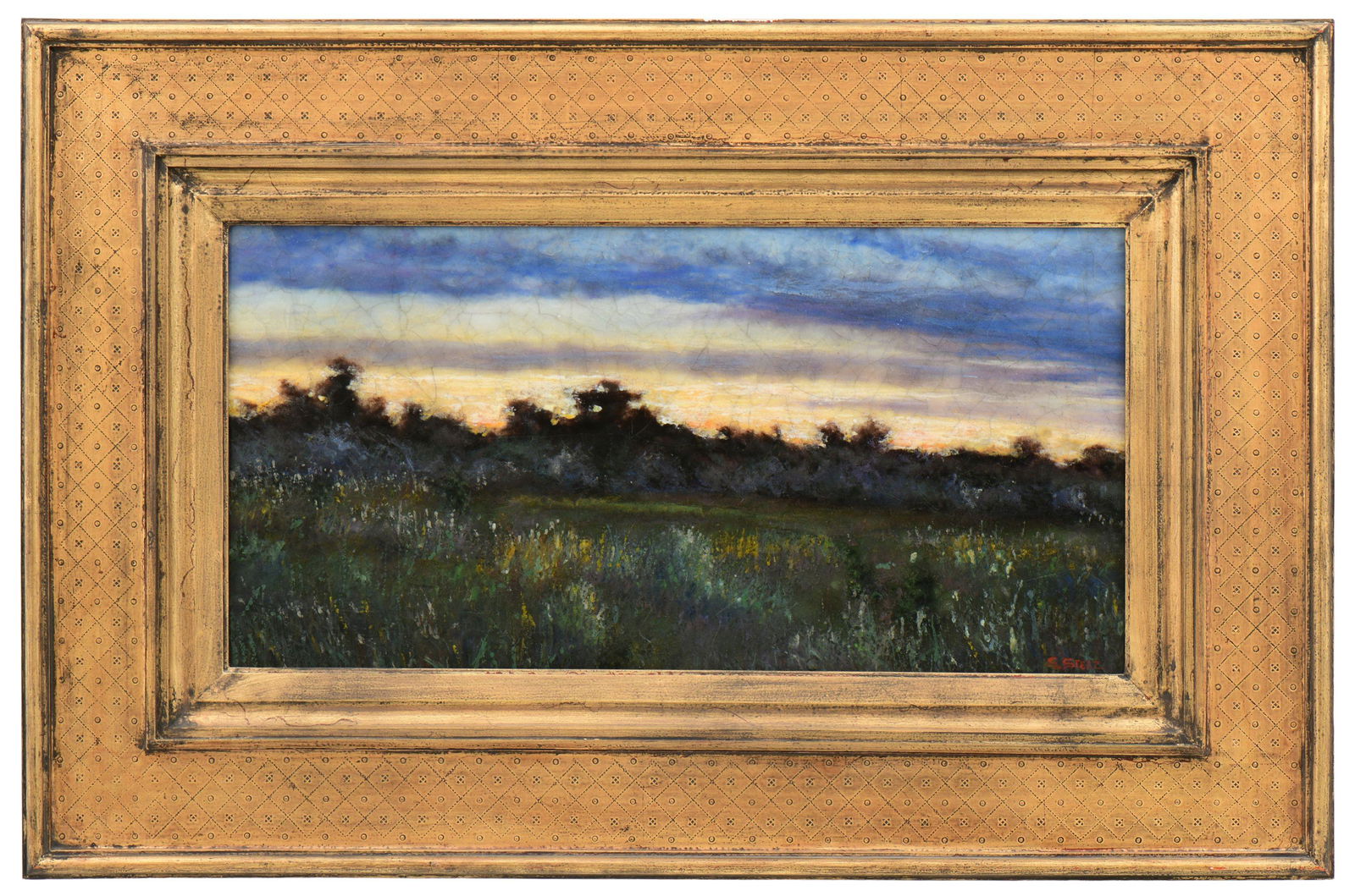 Stelz Studios Pate de Verre Landscape Plaque (1 of 7)