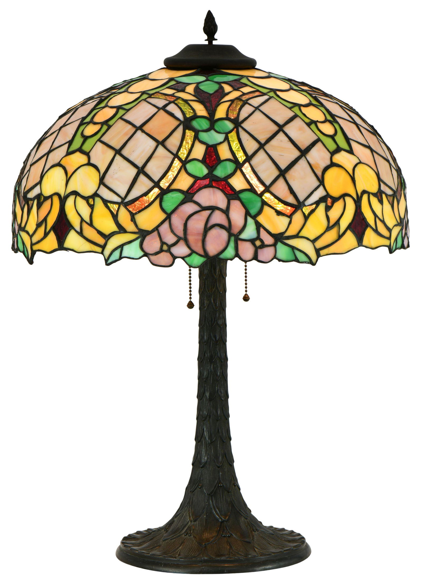 Chicago Mosaic Floral Table Lamp (1 of 8)