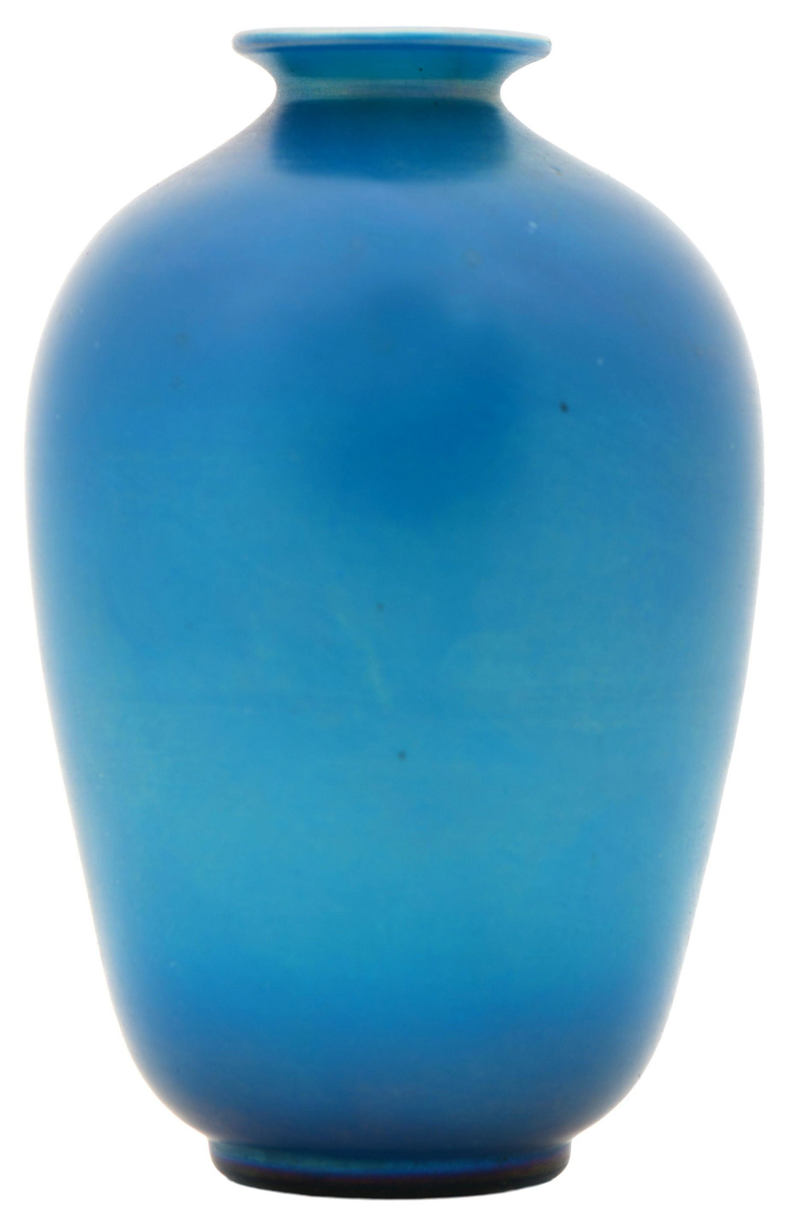 Tiffany Studios Favrile Glass Vase: Tiffany Studios Favrile Glass Vase early 20th century engraved "L.C. Tiffany - Favrile, 2848 E" 5 x 3 1/4 inches