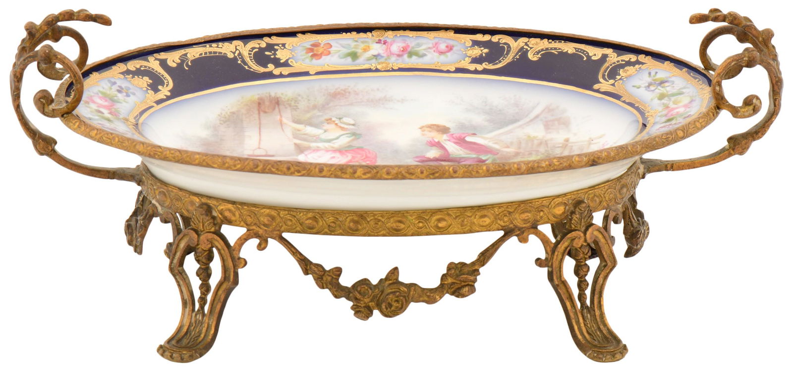 Sèvres Style Gilt Bronze Mounted Porcelain (1 of 7)