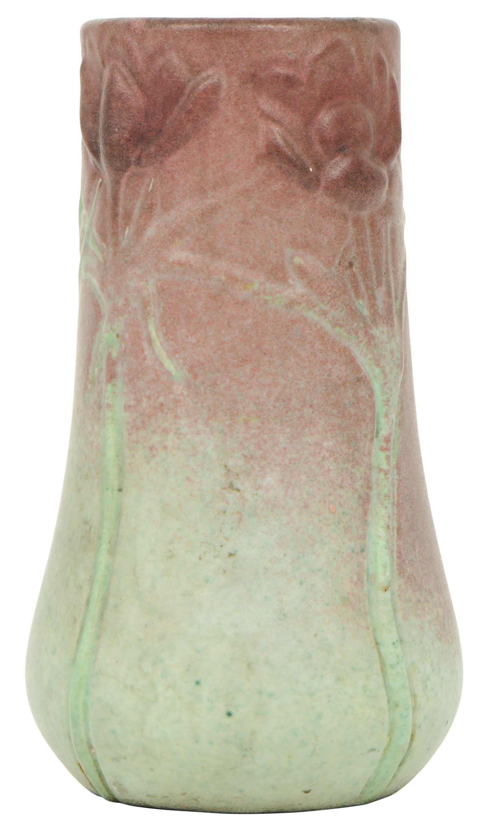 Van Briggle Pottery Floral Vase (1 of 6)