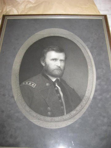 Original 19 Century Engraving of Ulysses S. Grant: Original 19th Century Engraving of Ulysses S. Grant - Reputed to have been engraved by the same artist that provided the artwork for the U.S. Dollar, this fine piece has a fantastic likeness of Grant.