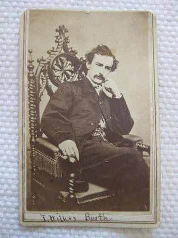 Rare Original CDV of John Wilkes Booth: Rare Original CDV of John Wilkes Booth. Taken at a studio in Boston. Superb.