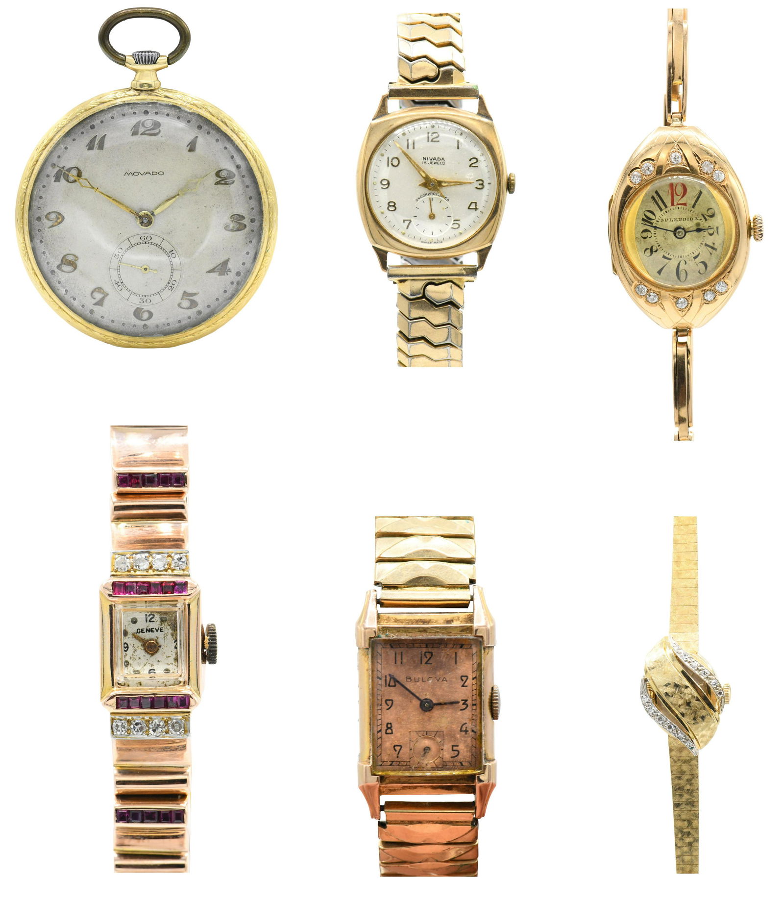 Group of Gold Watches (1 of 10)