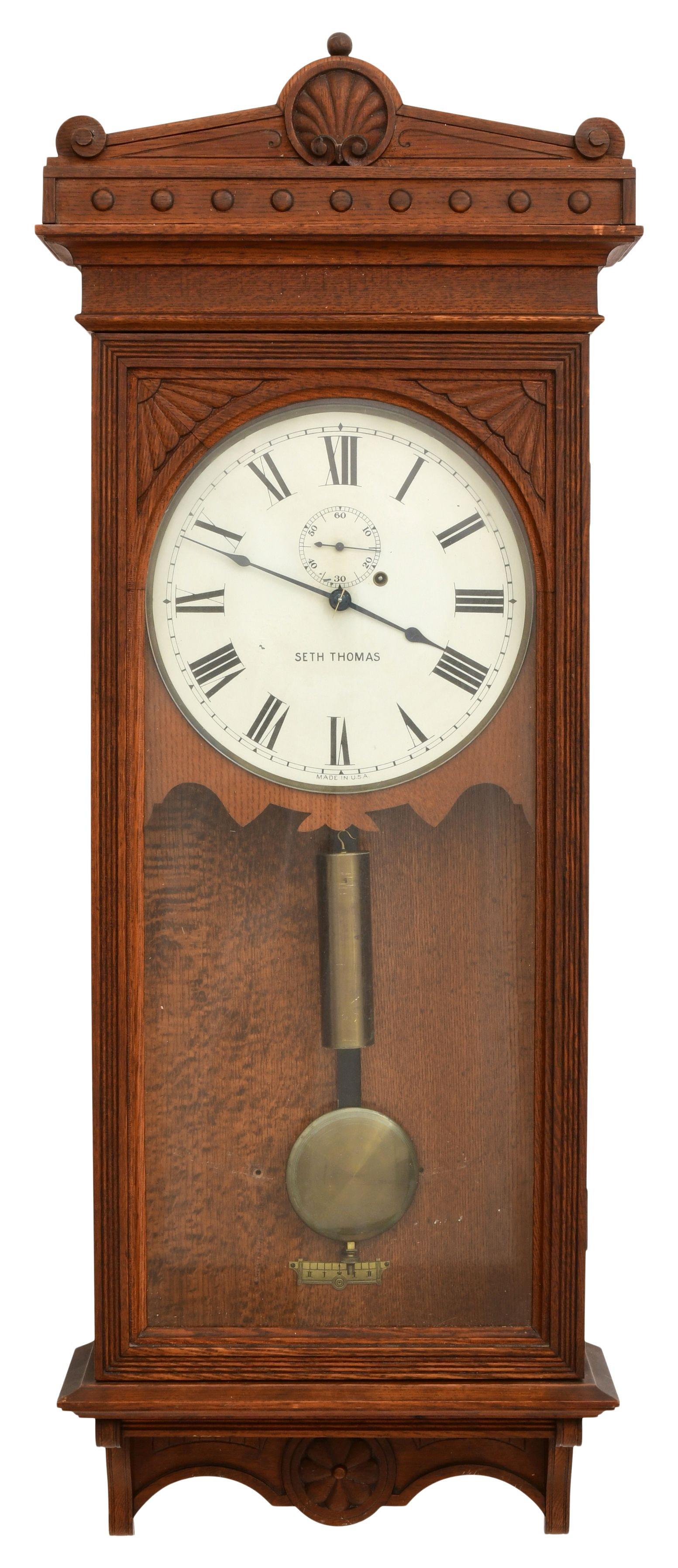 Seth Thomas "Regulator 30" Weight Driven Wall Clock (1 of 11)