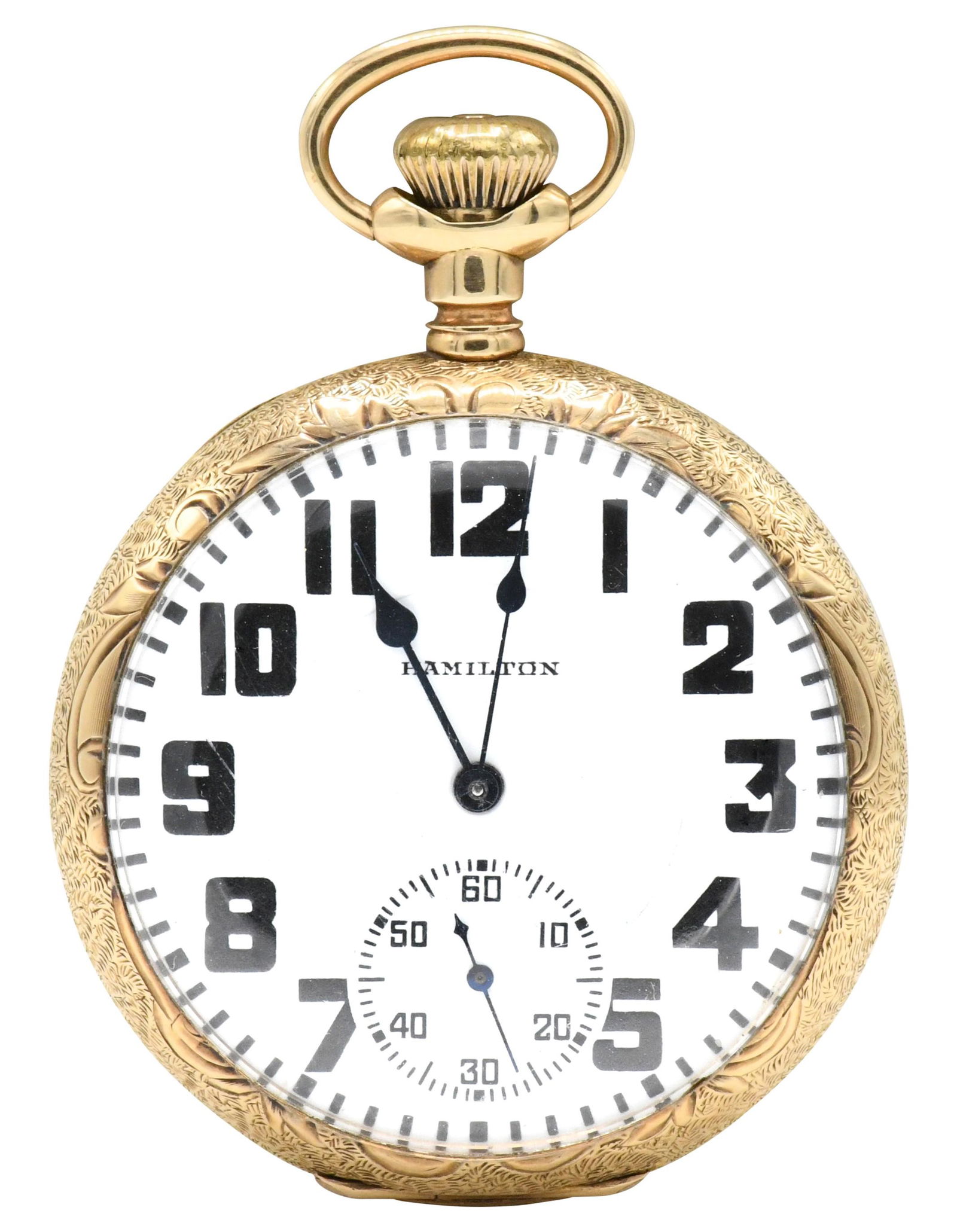 Hamilton 14K Gold, 23 Jewel, Open Face Pocket Watch (1 of 4)
