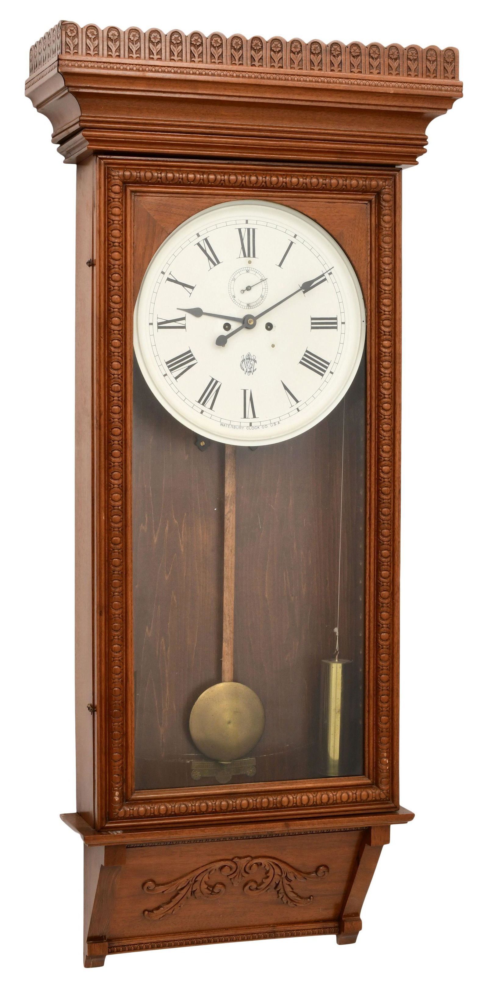 Waterbury Regulator No. 67 Wall Clock (1 of 8)