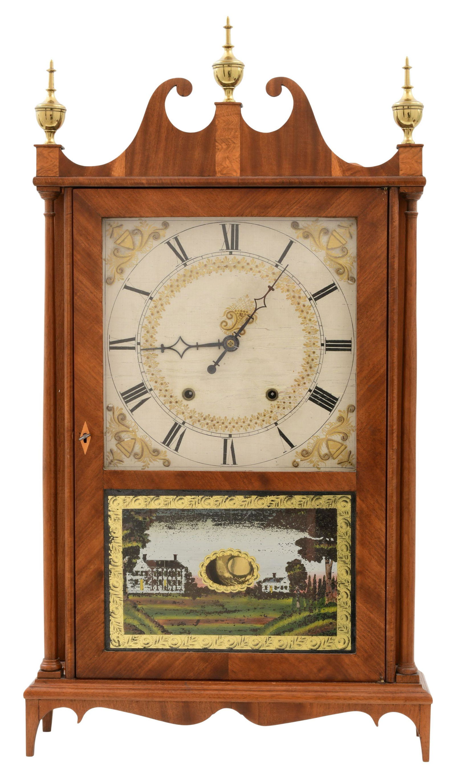 Eli Terry & Sons Pillar & Scroll Mantel Clock (1 of 8)