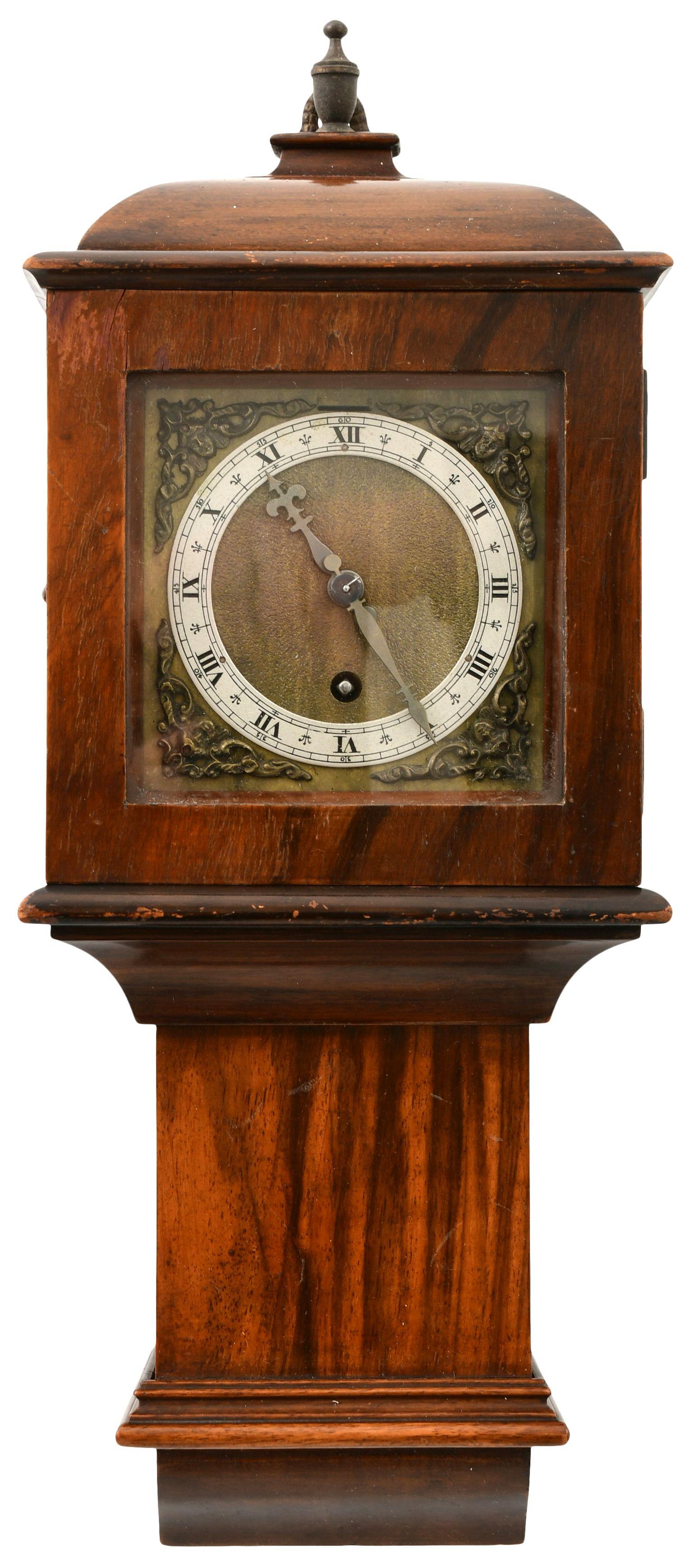 Buren Miniature Mahogany Wall Clock (1 of 9)